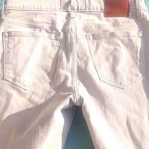 Abercrombie & Fitch Vintage Jeans Biege Color Size 29 Length 32